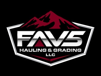 FAV5 Hauling & Grading, LLC logo design by daywalker