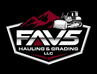 FAV5 Hauling & Grading, LLC logo design by daywalker