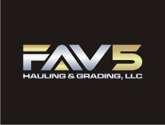 FAV5 Hauling & Grading, LLC logo design by rief
