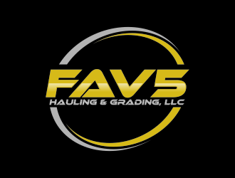 FAV5 Hauling & Grading, LLC logo design by qqdesigns