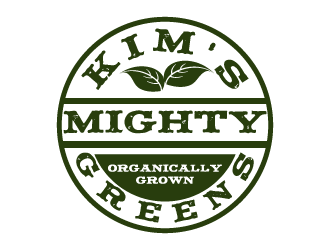 Kims Mighty Greens logo design by mirceabaciu