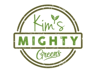 Kims Mighty Greens logo design by aura