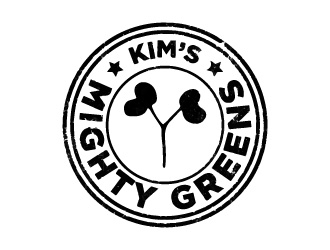 Kims Mighty Greens logo design by fritsB