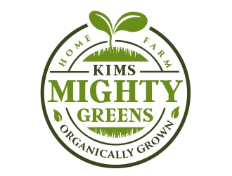 Kims Mighty Greens logo design by avatar