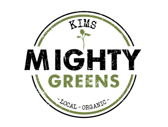 Kims Mighty Greens logo design by aldesign