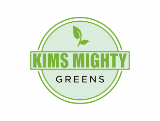 Kims Mighty Greens logo design by luckyprasetyo