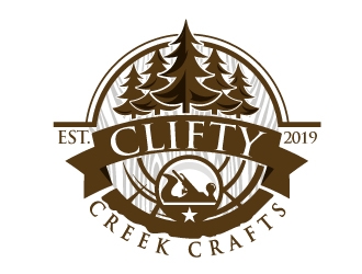Clifty Creek Crafts logo design by Suvendu