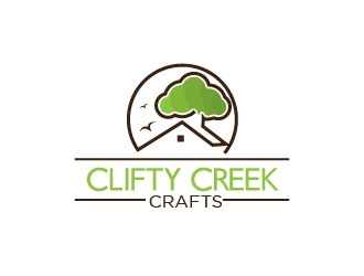 Clifty Creek Crafts logo design by adwebicon