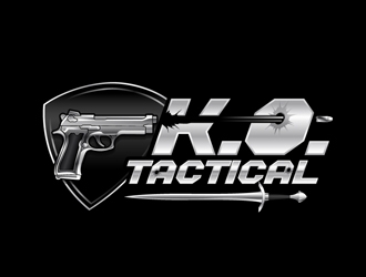 K.O. Tactical (It stand for Kinetic Operator Tactical Training) logo design by DreamLogoDesign