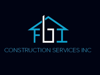 FBI Construction services inc  logo design by samueljho