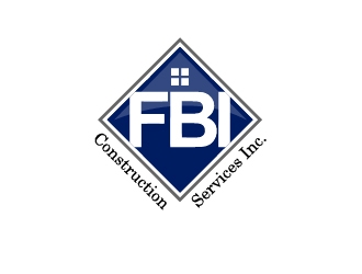 FBI Construction services inc  logo design by Marianne