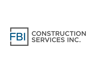 FBI Construction services inc  logo design by lexipej