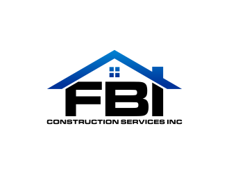 FBI Construction services inc  logo design by hidro