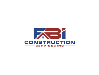 FBI Construction services inc  logo design by Artomoro