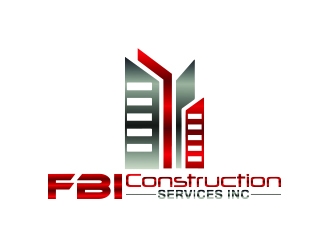 FBI Construction services inc  logo design by sarfaraz