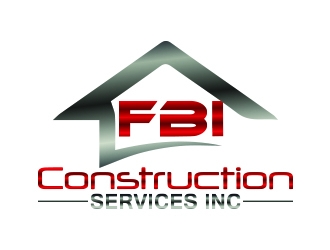 FBI Construction services inc  logo design by sarfaraz
