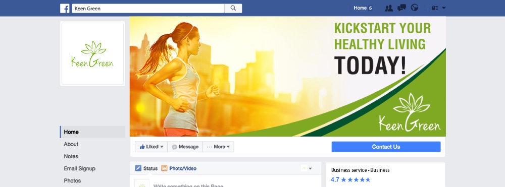 Keen Green logo design by Art_Chaza