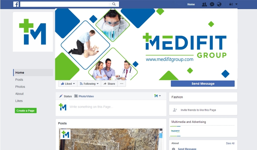 MediFit Group logo design by ManishKoli