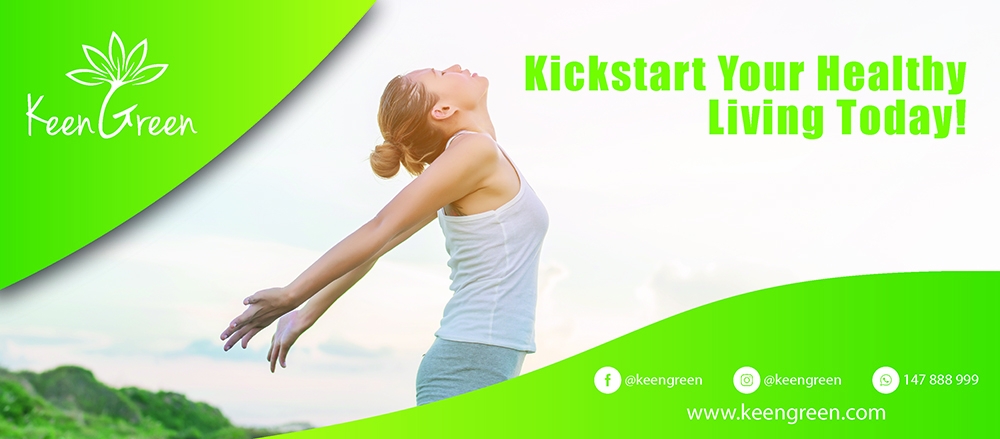 Keen Green logo design by kangenduit