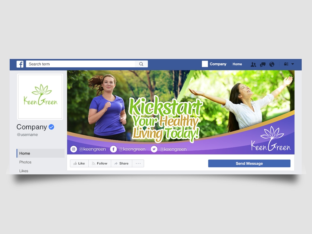 Keen Green logo design by Realistis