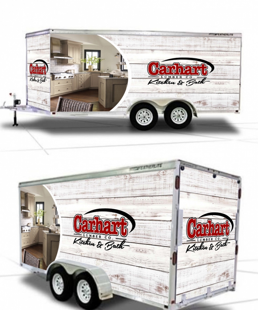 Carhart Lumber Co. - Need to add Kitchen & Bath to the original logo logo design by Gelotine
