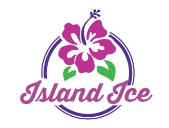 Island Ice  logo design by ElonStark