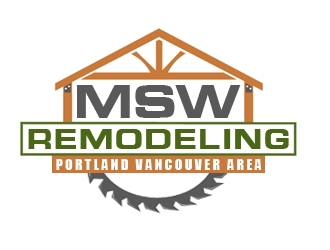 MSW Remodeling  logo design by samueljho