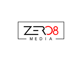Zero 8 Media logo design by coco