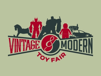 Vintage and Modern Toy Fair logo design by jaize