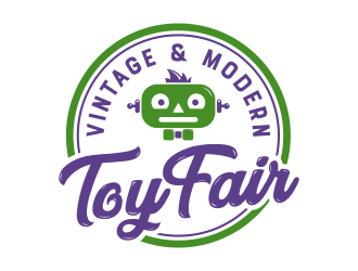 Vintage and Modern Toy Fair logo design by Dakon