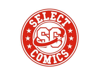Select Comics logo design by MarkindDesign