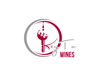 Key To Wines logo design by ROSHTEIN
