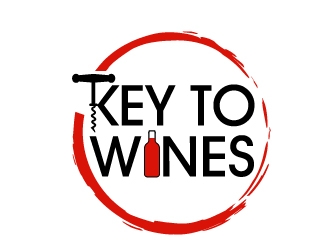 Key To Wines logo design by PMG