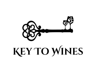 Key To Wines logo design by JessicaLopes