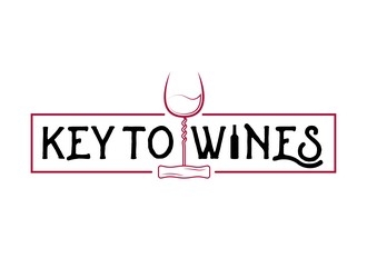 Key To Wines logo design by ksantirg