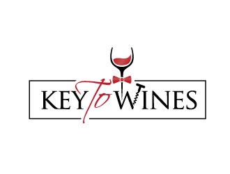 Key To Wines logo design by REDCROW