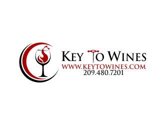 Key To Wines logo design by done