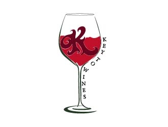 Key To Wines logo design by bulatITA