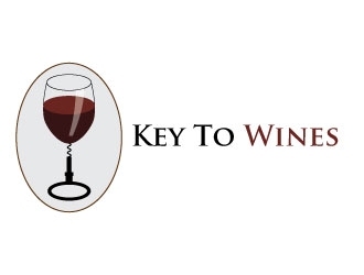 Key To Wines logo design by rujani