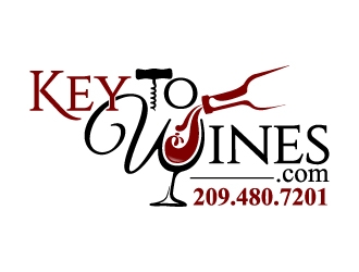 Key To Wines logo design by jaize