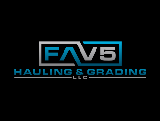 FAV5 Hauling & Grading, LLC logo design by bricton