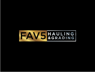FAV5 Hauling & Grading, LLC logo design by bricton