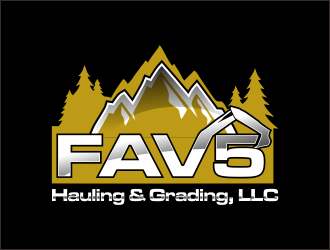 FAV5 Hauling & Grading, LLC logo design by ROSHTEIN