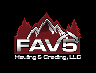 FAV5 Hauling & Grading, LLC logo design by ROSHTEIN