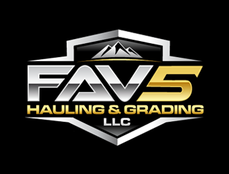 FAV5 Hauling & Grading, LLC logo design by megalogos