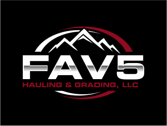 FAV5 Hauling & Grading, LLC logo design by Girly