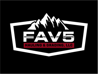 FAV5 Hauling & Grading, LLC logo design by Girly