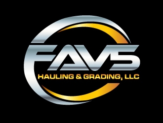FAV5 Hauling & Grading, LLC logo design by Marianne