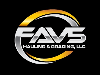 FAV5 Hauling & Grading, LLC logo design by Marianne