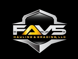 FAV5 Hauling & Grading, LLC logo design by Marianne